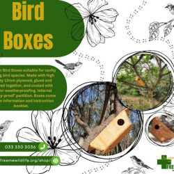 Monkey proof bird boxes from FreeMe Wildlife