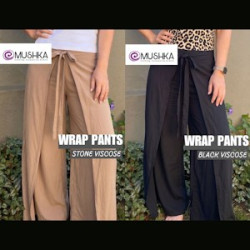 Your best everyday Wrap Pants - MUSHKA