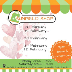 More shopping hours at Sunfield for Valentine's