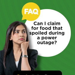 Does your insurance policy cover food spoiled from a power outage?