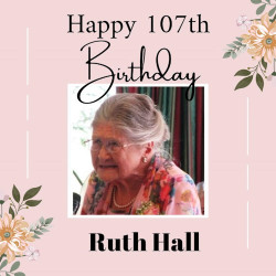 Amberfield celebrates a 107th birthday with Ruth Hall