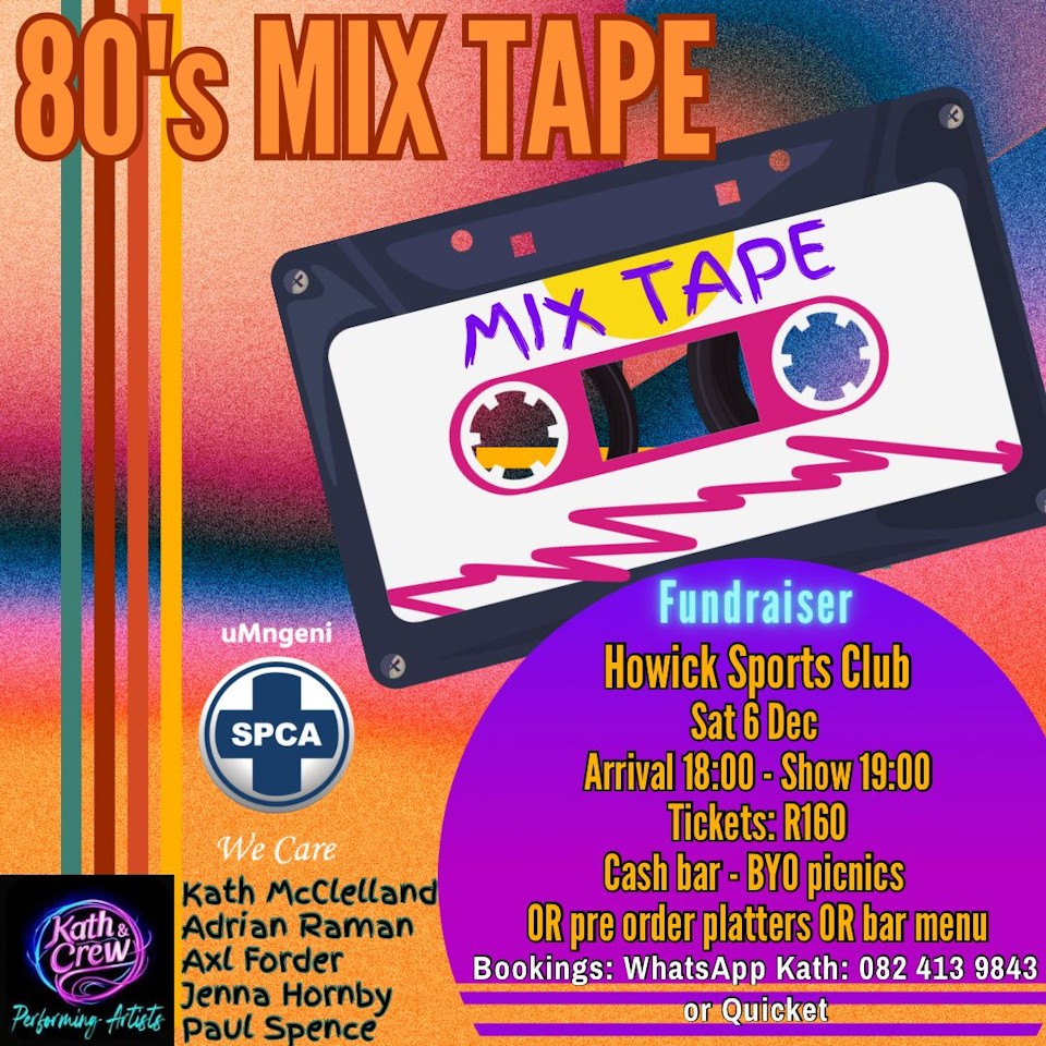 6 Dec Sports Club 80s mix tape