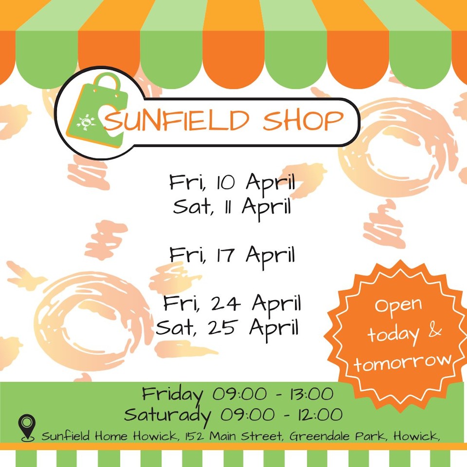 sunfield shop april 2026