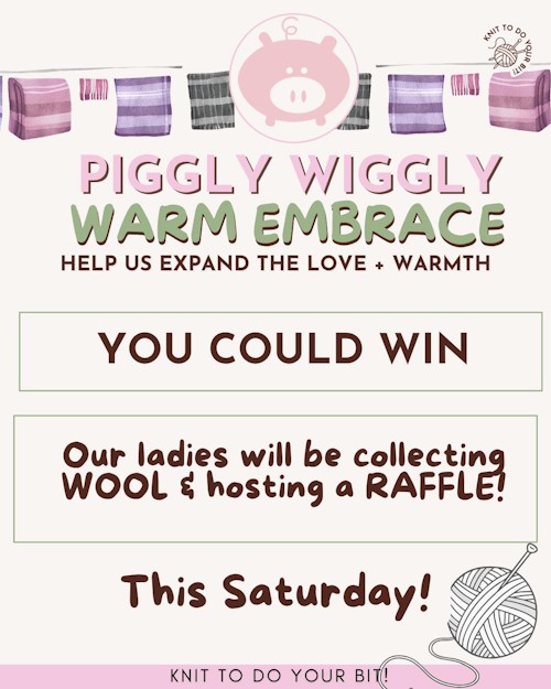 warm embrace wool raffle
