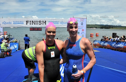 Sharon van Rouwendaal and Ashley Twitchell