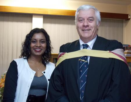 Dr V Naidoo with Mr R Langley 2