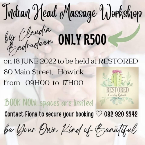 indian head massage workshop