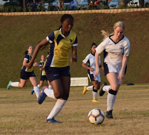 soccer action howick high girls