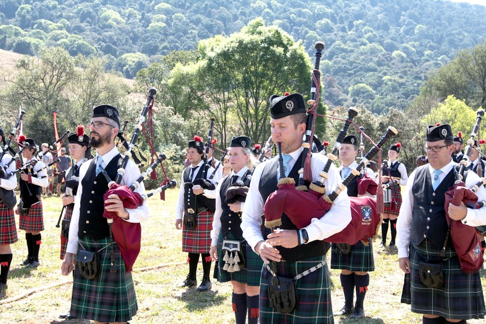 highland games pipe band