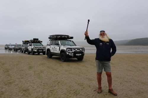 Kingsley holgate at the end of the expedition pic by Patrick Cruywagen Editor Land Rover Monthly MQ7B5103