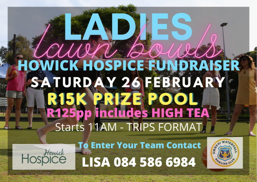howick hospice ladies lawn bowls