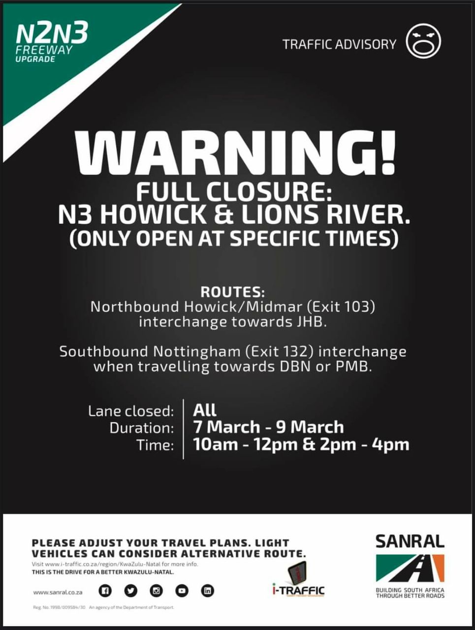 n2n3 closure warning