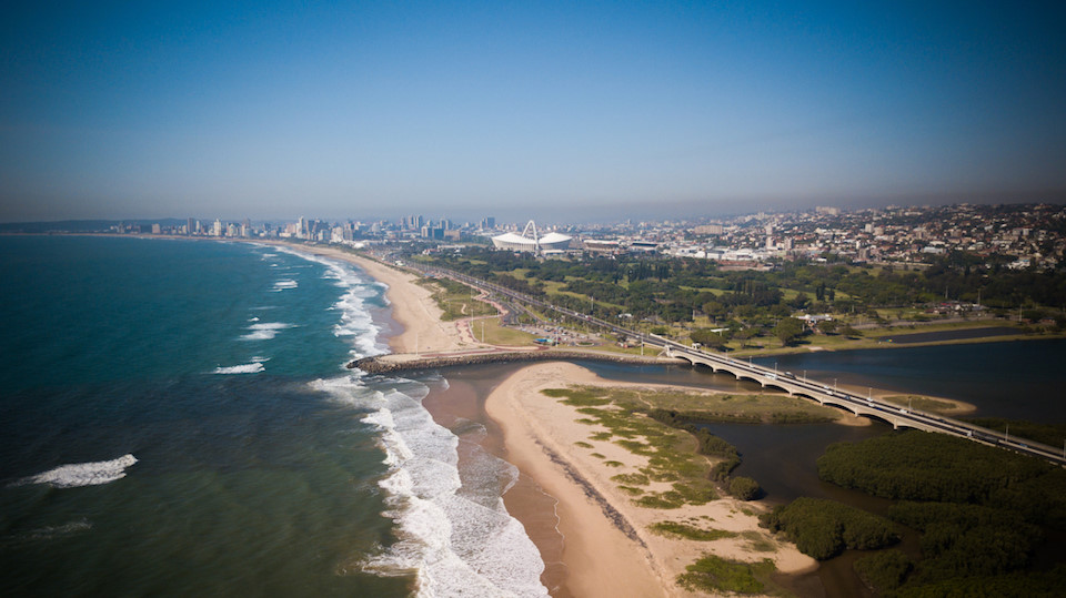 01 Aerial View of Blue Lagoon and Durbans beachfront TCM Photogroahy