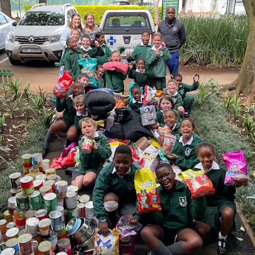 spca food drive by howick prep